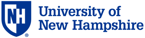 UNH primary left stacked blue logo