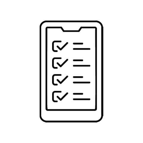 Mobile-friendly inventory interface icon